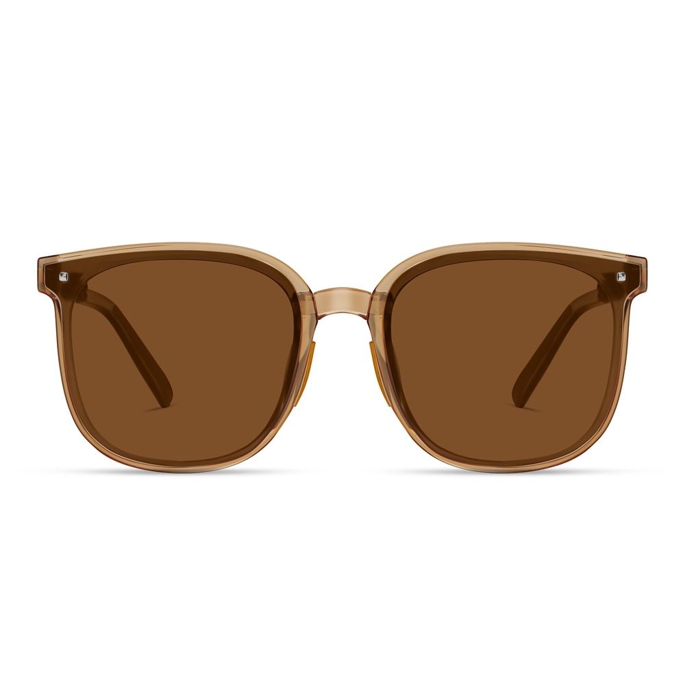 Men's Pocketable Folding Polarized Sunglasses Compact Travel Trending Shades for Ladies Foldable Frame Flat Lens Sun glasses with Studs