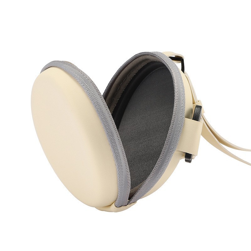 Portable Travel Round Folding Sunglasses Case Custom Made EVA Storage with Zipper, Wrist Strap, Belt Loop for Foldable Sunglass Box