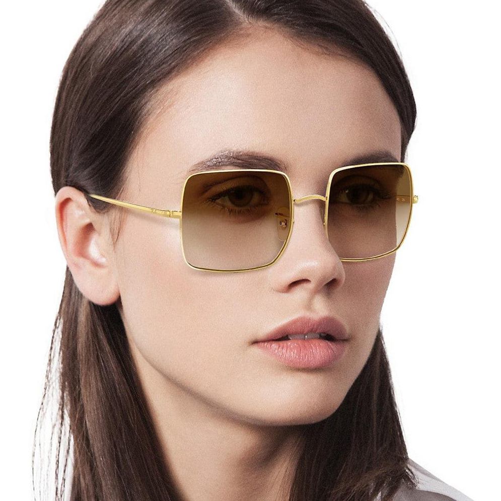 Wholesale Unisex Square 1971 Classic Sunglasses White Label for Men Women Single Bridge Coin Edge Metal Frame Polarized Sun Glasses