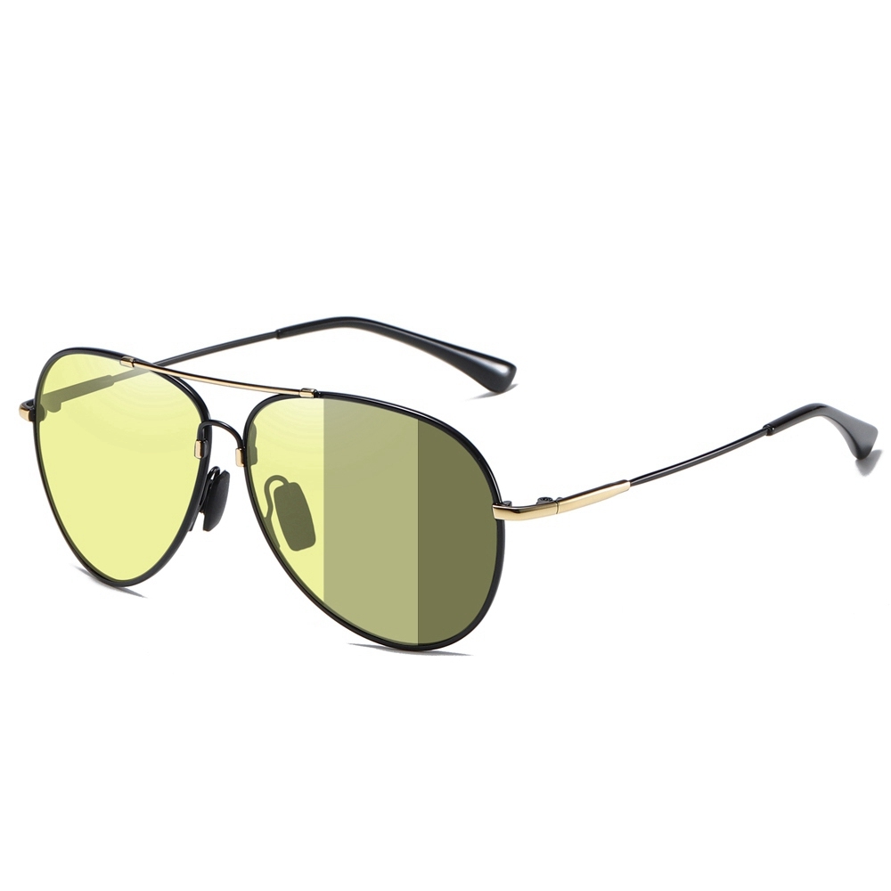 Men's Unbreakable NiTinol Aviator Sunglasses for Women Bendable Memory Metal Sun Glasses Flexible Ultra Slim Stylish Polarized Sunglass