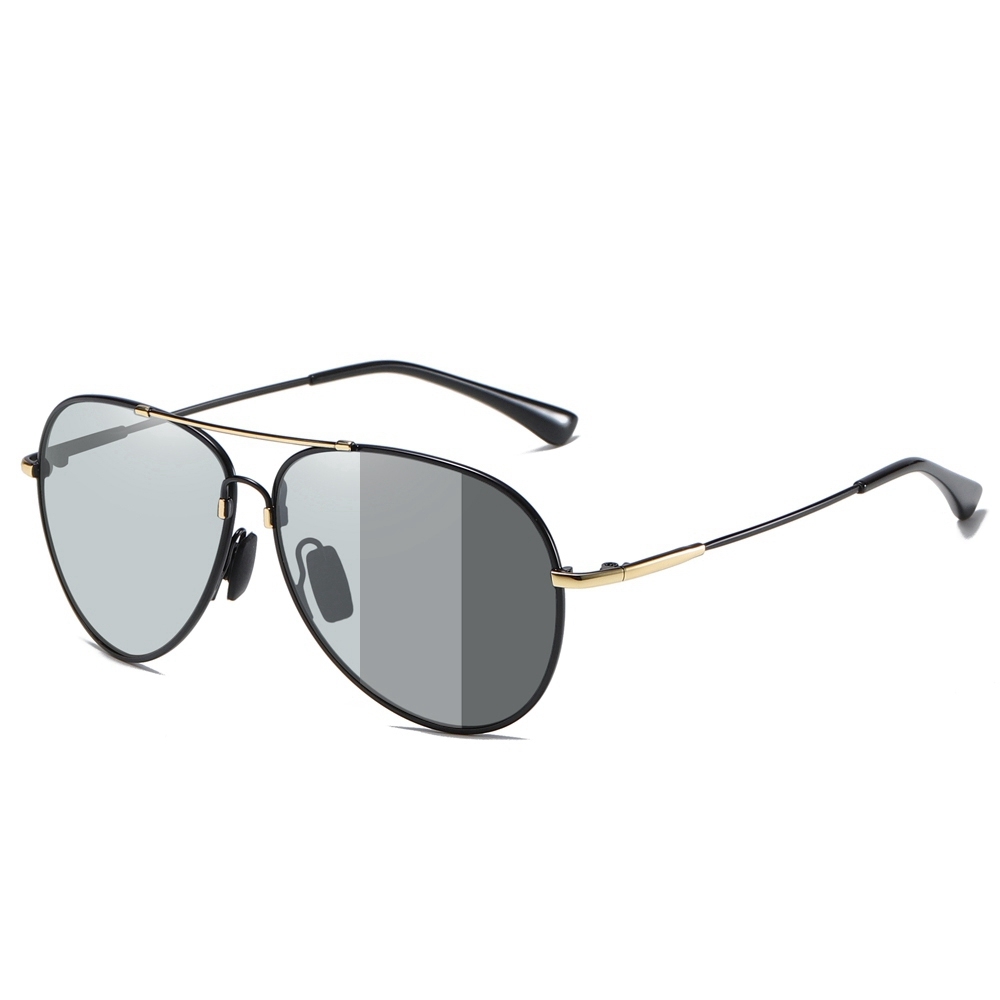 Men's Unbreakable NiTinol Aviator Sunglasses for Women Bendable Memory Metal Sun Glasses Flexible Ultra Slim Stylish Polarized Sunglass
