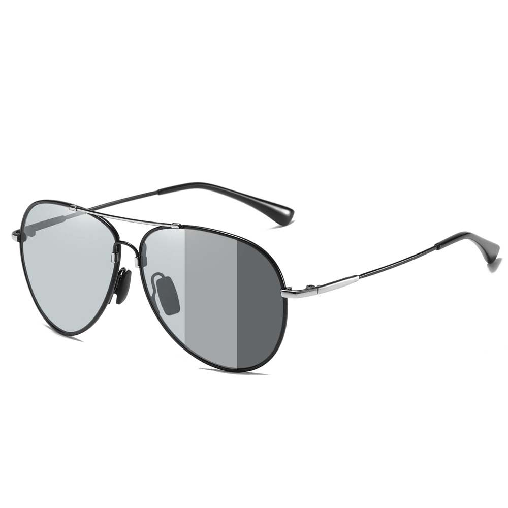 Men's Unbreakable NiTinol Aviator Sunglasses for Women Bendable Memory Metal Sun Glasses Flexible Ultra Slim Stylish Polarized Sunglass