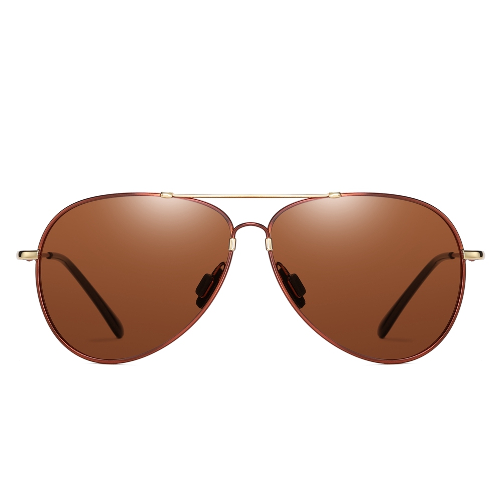 Men's Unbreakable NiTinol Aviator Sunglasses for Women Bendable Memory Metal Sun Glasses Flexible Ultra Slim Stylish Polarized Sunglass