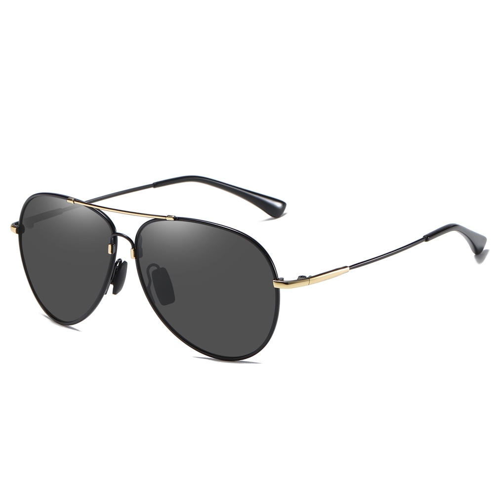 Men's Unbreakable NiTinol Aviator Sunglasses for Women Bendable Memory Metal Sun Glasses Flexible Ultra Slim Stylish Polarized Sunglass