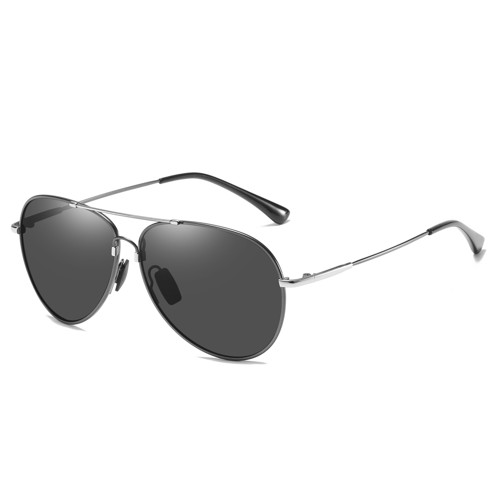 Men's Unbreakable NiTinol Aviator Sunglasses for Women Bendable Memory Metal Sun Glasses Flexible Ultra Slim Stylish Polarized Sunglass