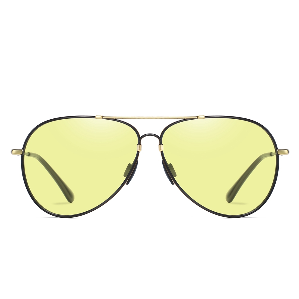 Men's Unbreakable NiTinol Aviator Sunglasses for Women Bendable Memory Metal Sun Glasses Flexible Ultra Slim Stylish Polarized Sunglass