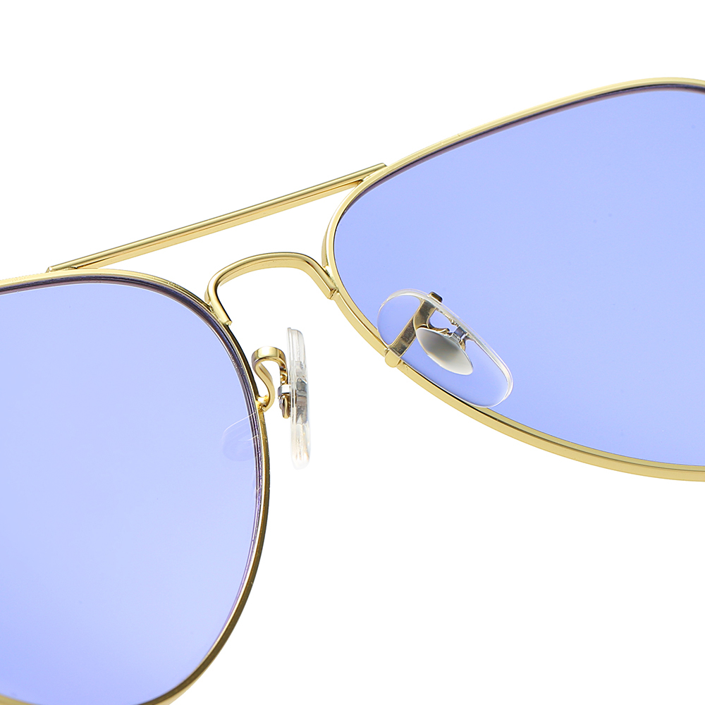 Wholesale Ladies Trendy Oceanic Color Aviator Polarized Sunglasses for Low Light Conditions Pilot Sunglass Men's Cloudy Day Shades 3025