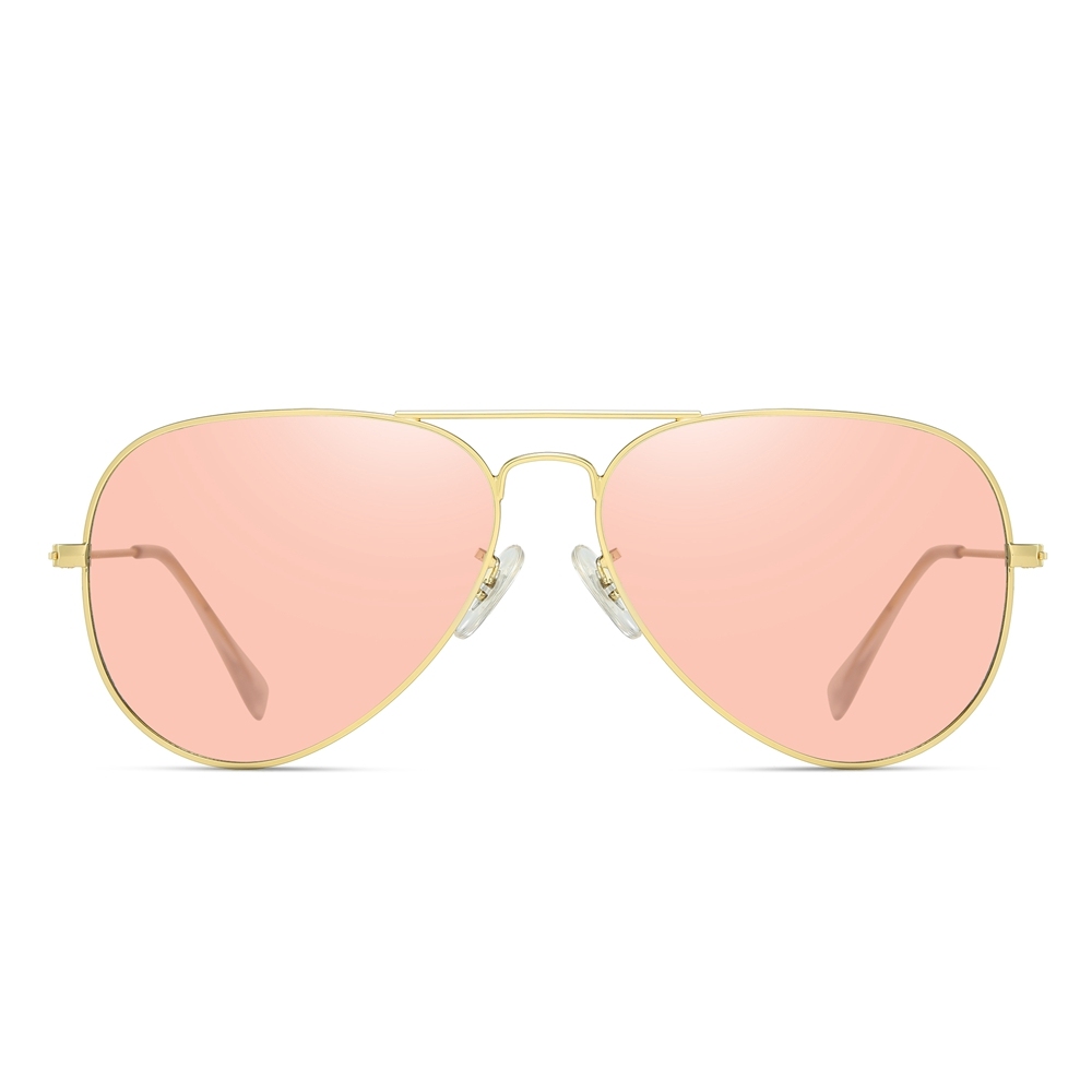 Wholesale Ladies Trendy Oceanic Color Aviator Polarized Sunglasses for Low Light Conditions Pilot Sunglass Men's Cloudy Day Shades 3025