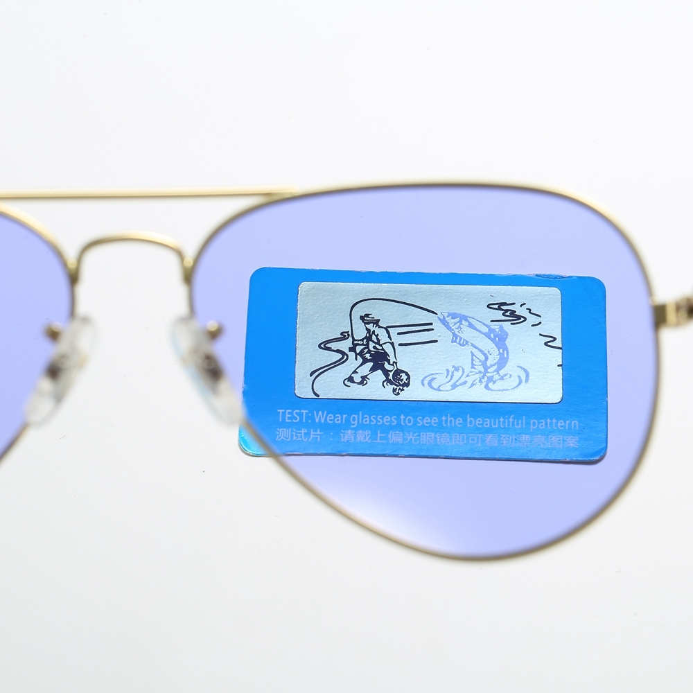 Wholesale Ladies Trendy Oceanic Color Aviator Polarized Sunglasses for Low Light Conditions Pilot Sunglass Men's Cloudy Day Shades 3025