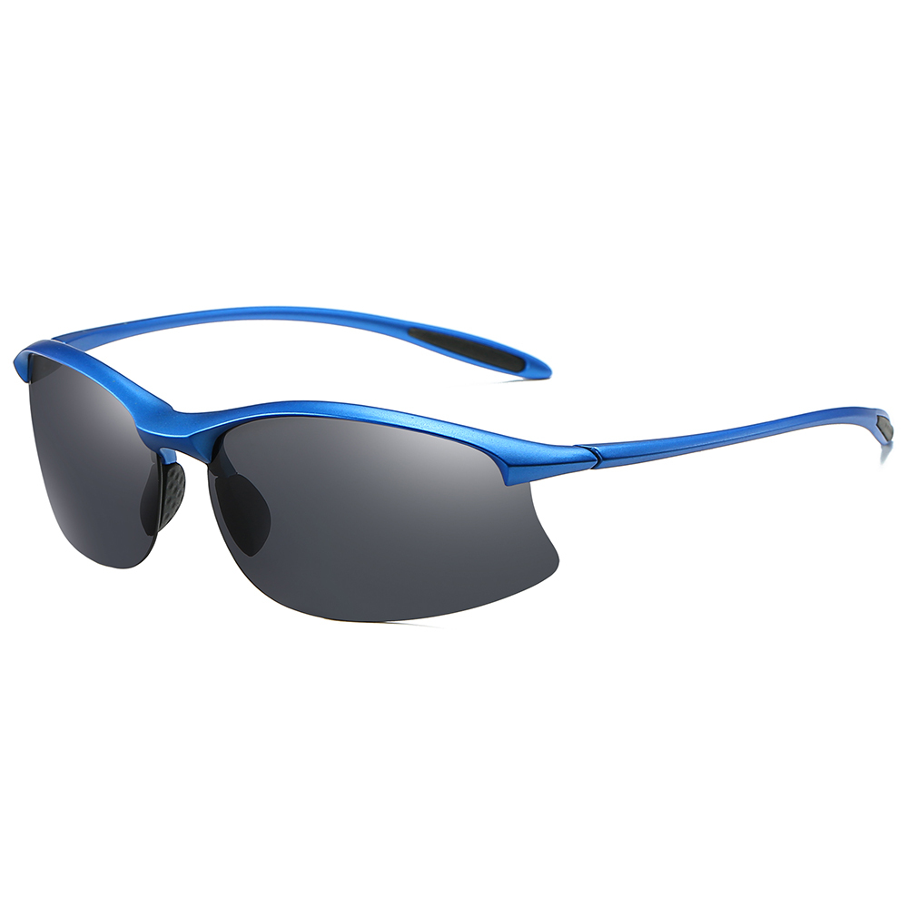 European Style Ultralight Hiking Sunglasses for Men Anti-glare Polarized Fishing Glasses Wholesale Womens TR90 Half-rim Sports Sunglass