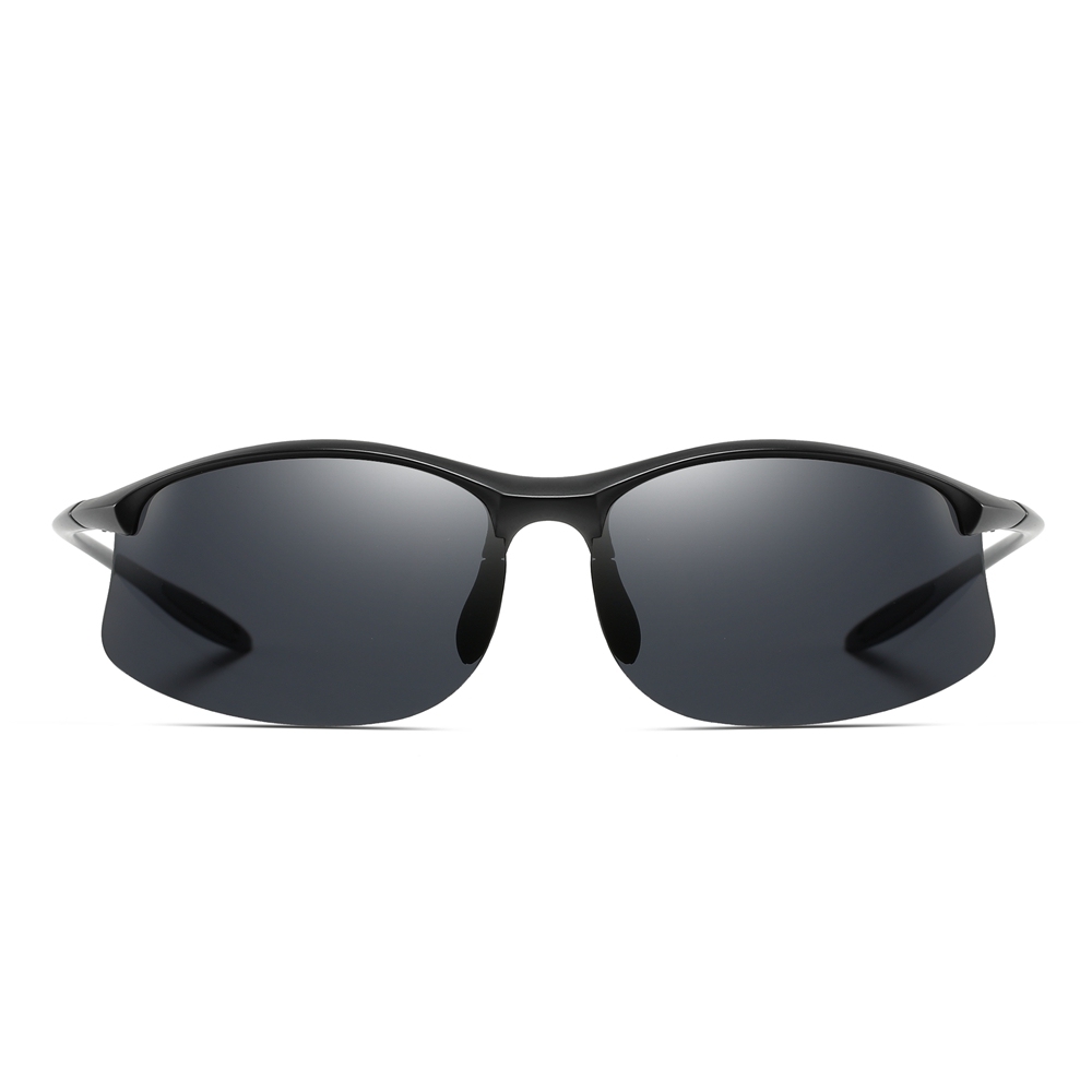 European Style Ultralight Hiking Sunglasses for Men Anti-glare Polarized Fishing Glasses Wholesale Womens TR90 Half-rim Sports Sunglass