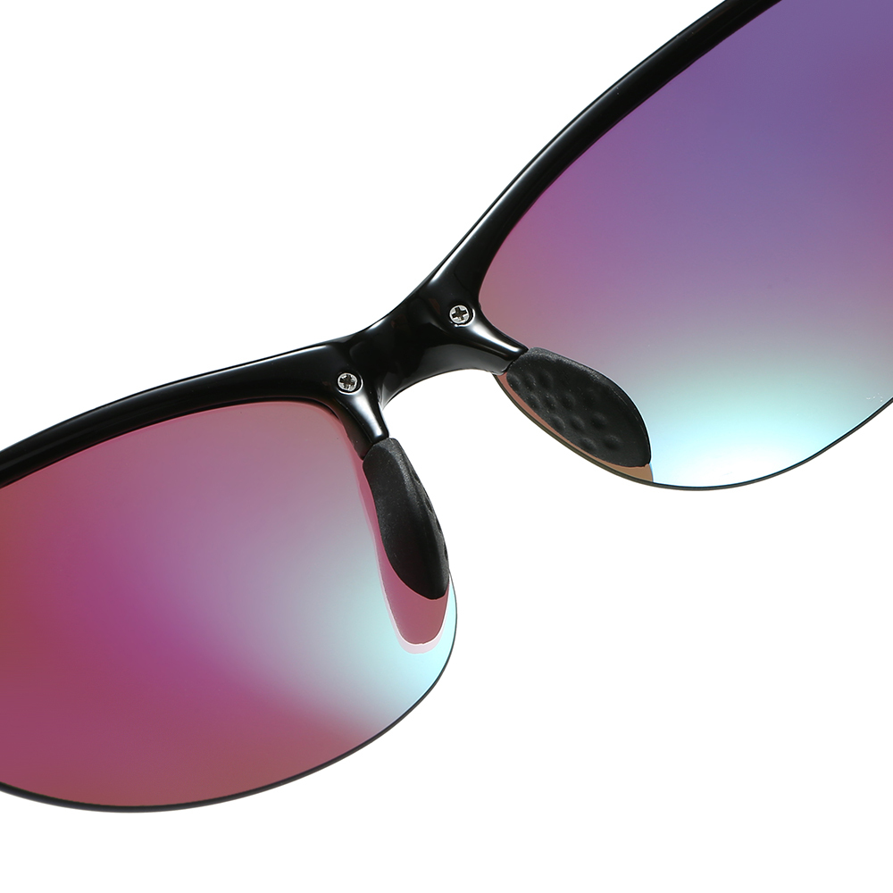 European Style Ultralight Hiking Sunglasses for Men Anti-glare Polarized Fishing Glasses Wholesale Womens TR90 Half-rim Sports Sunglass