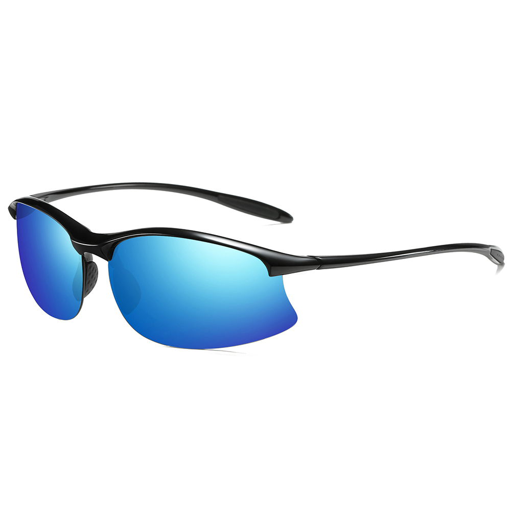 European Style Ultralight Hiking Sunglasses for Men Anti-glare Polarized Fishing Glasses Wholesale Womens TR90 Half-rim Sports Sunglass