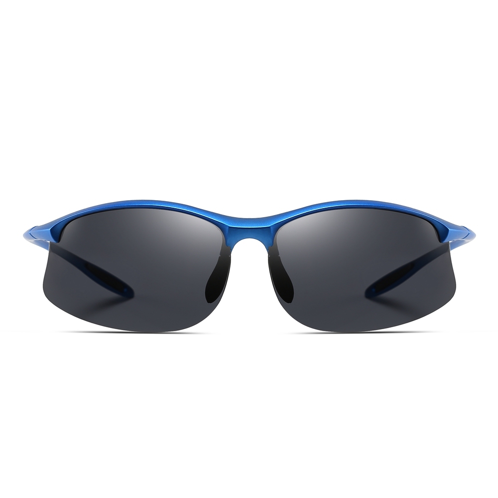 European Style Ultralight Hiking Sunglasses for Men Anti-glare Polarized Fishing Glasses Wholesale Womens TR90 Half-rim Sports Sunglass