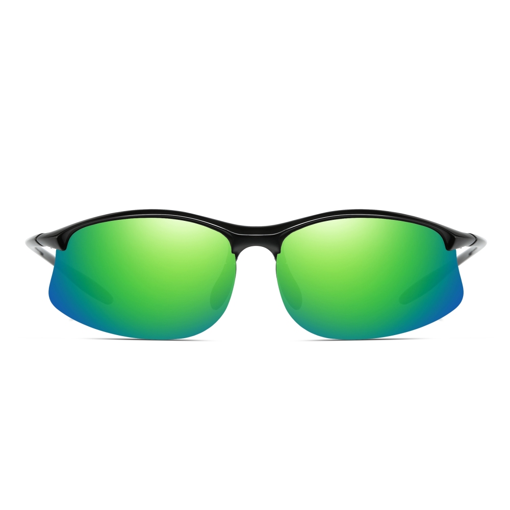 European Style Ultralight Hiking Sunglasses for Men Anti-glare Polarized Fishing Glasses Wholesale Womens TR90 Half-rim Sports Sunglass