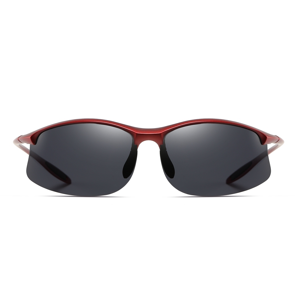 European Style Ultralight Hiking Sunglasses for Men Anti-glare Polarized Fishing Glasses Wholesale Womens TR90 Half-rim Sports Sunglass
