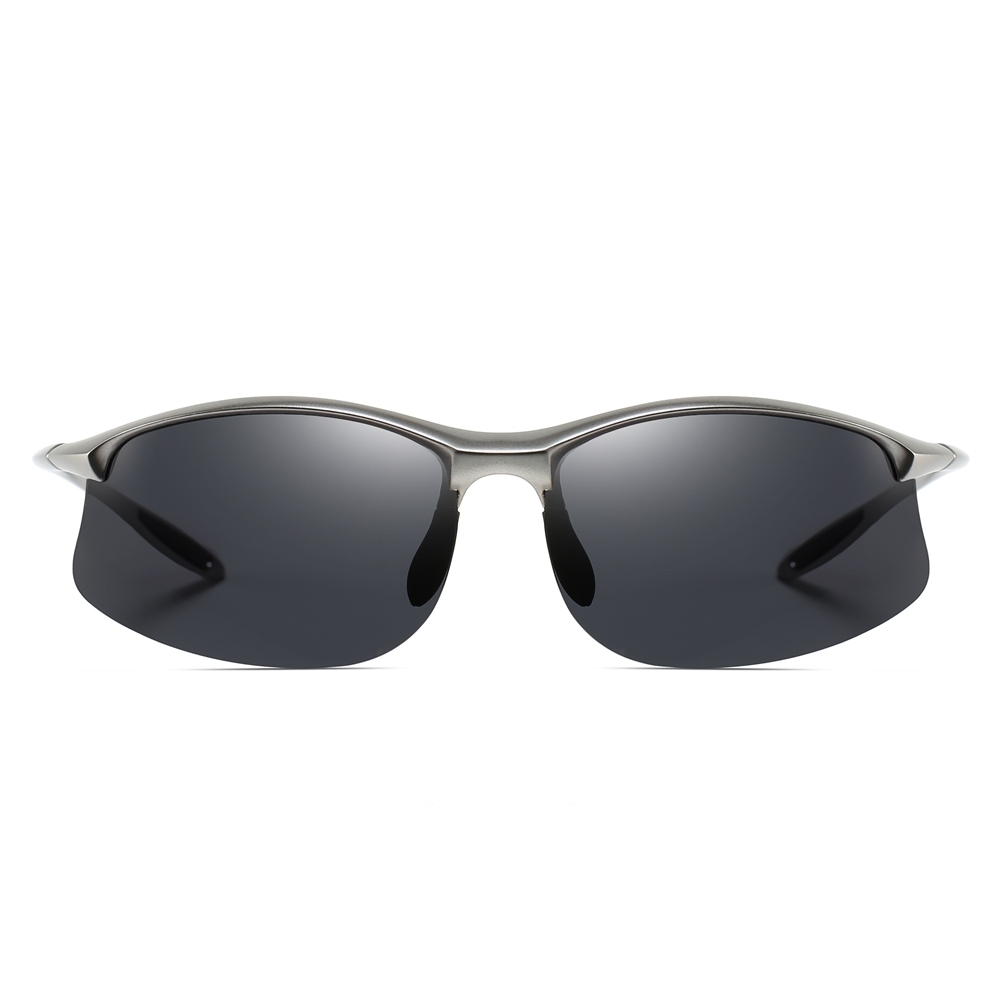 European Style Ultralight Hiking Sunglasses for Men Anti-glare Polarized Fishing Glasses Wholesale Womens TR90 Half-rim Sports Sunglass