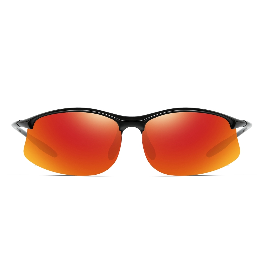 European Style Ultralight Hiking Sunglasses for Men Anti-glare Polarized Fishing Glasses Wholesale Womens TR90 Half-rim Sports Sunglass