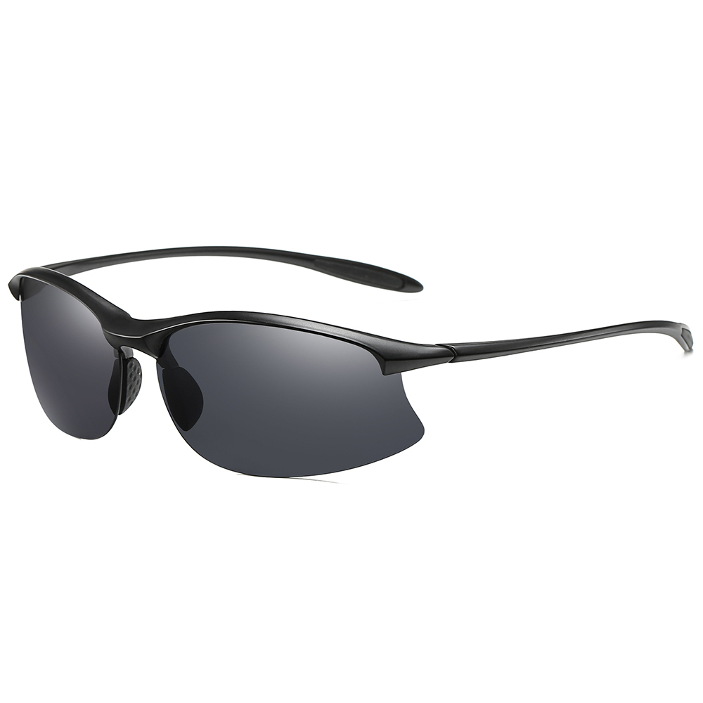 European Style Ultralight Hiking Sunglasses for Men Anti-glare Polarized Fishing Glasses Wholesale Womens TR90 Half-rim Sports Sunglass