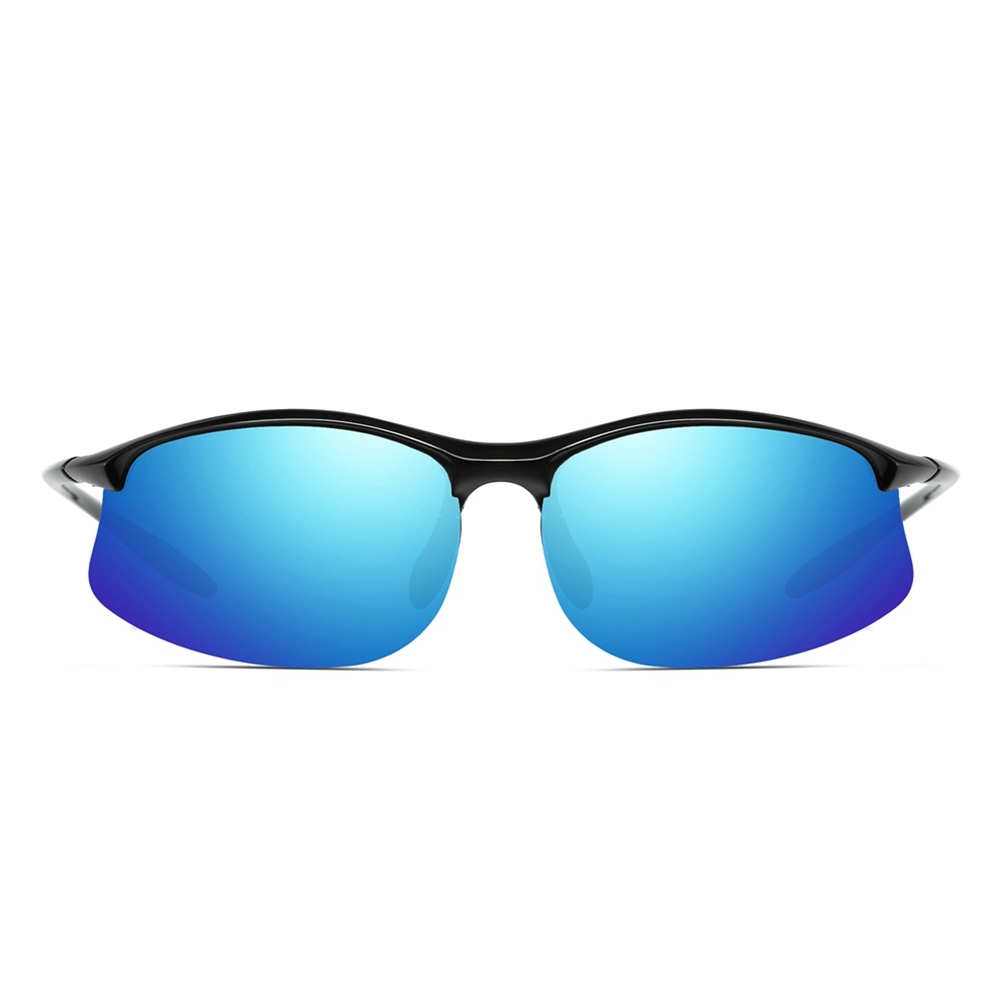 European Style Ultralight Hiking Sunglasses for Men Anti-glare Polarized Fishing Glasses Wholesale Womens TR90 Half-rim Sports Sunglass