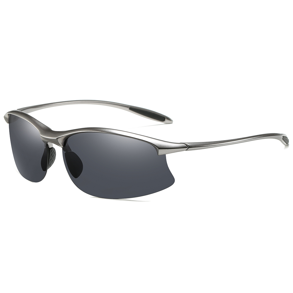 European Style Ultralight Hiking Sunglasses for Men Anti-glare Polarized Fishing Glasses Wholesale Womens TR90 Half-rim Sports Sunglass