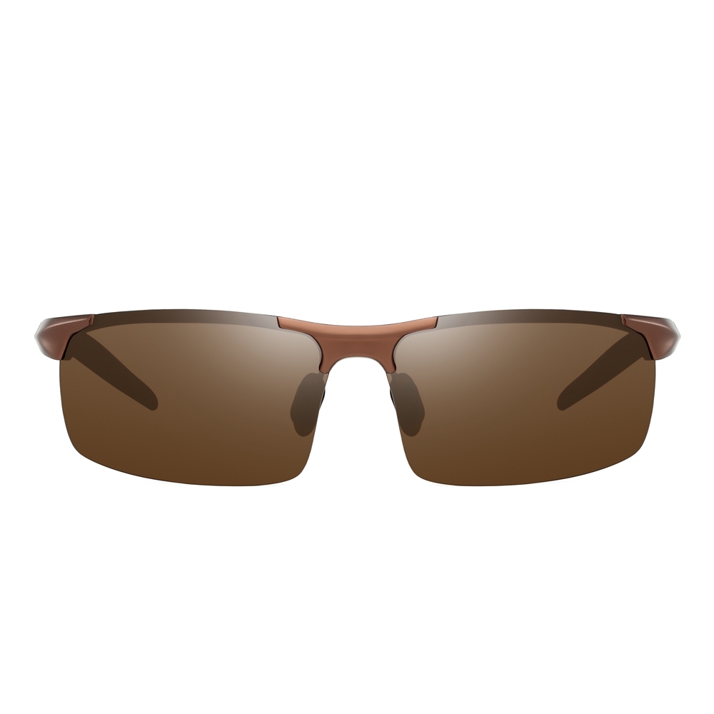 Custom Made Men's Outdoor Sports Polarized Sunglasses for Security Guards Sentry Active Sunglass Aluminum Basic Training Sun Glasses