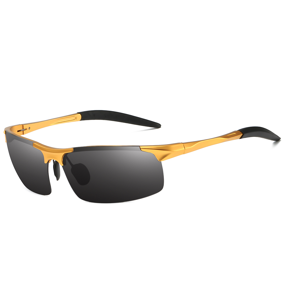 Custom Made Men's Outdoor Sports Polarized Sunglasses for Security Guards Sentry Active Sunglass Aluminum Basic Training Sun Glasses