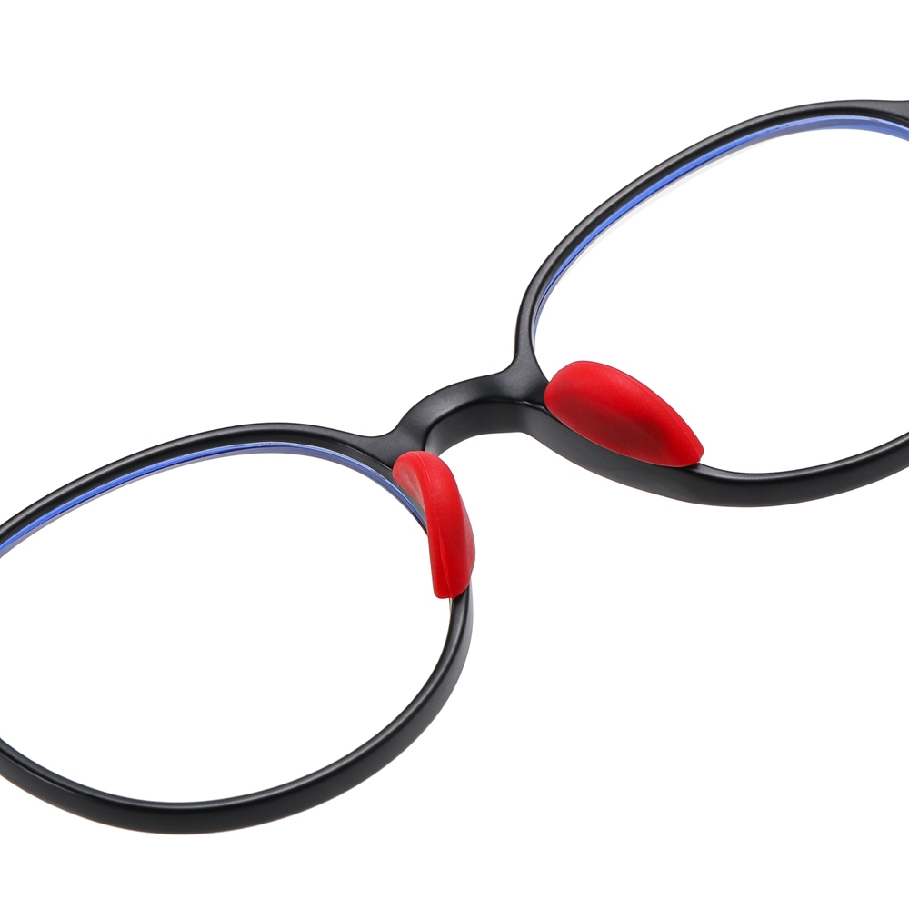 Wholesale Kids Durable TR90 Round Blue Light Blocking Glasses for Children Boys Girls Screen Time Protection with Flexible Spring Hinge