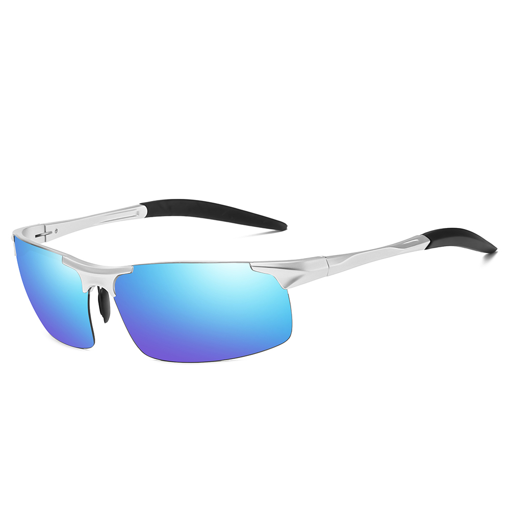 Custom Made Men's Outdoor Sports Polarized Sunglasses for Security Guards Sentry Active Sunglass Aluminum Basic Training Sun Glasses