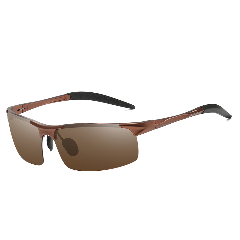 Custom Made Men's Outdoor Sports Polarized Sunglasses for Security Guards Sentry Active Sunglass Aluminum Basic Training Sun Glasses