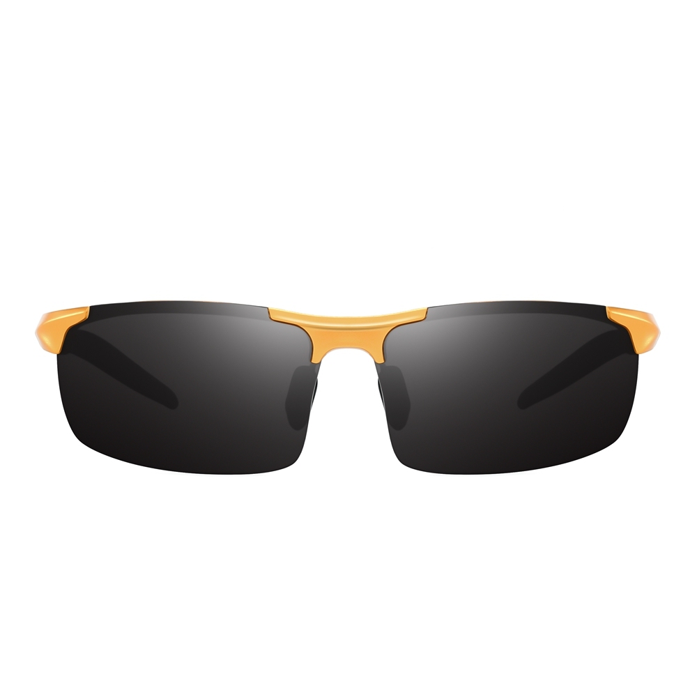 Custom Made Men's Outdoor Sports Polarized Sunglasses for Security Guards Sentry Active Sunglass Aluminum Basic Training Sun Glasses