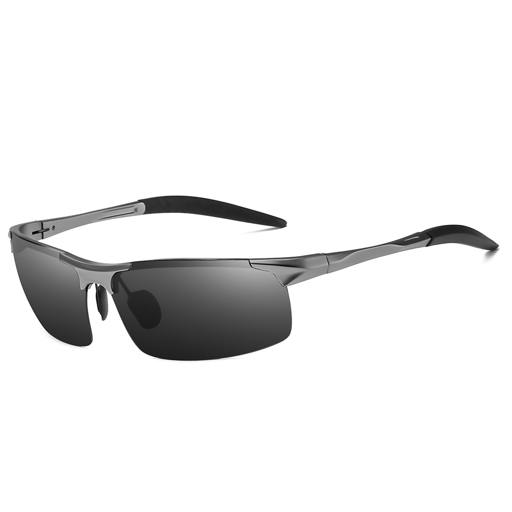 Custom Made Men's Outdoor Sports Polarized Sunglasses for Security Guards Sentry Active Sunglass Aluminum Basic Training Sun Glasses