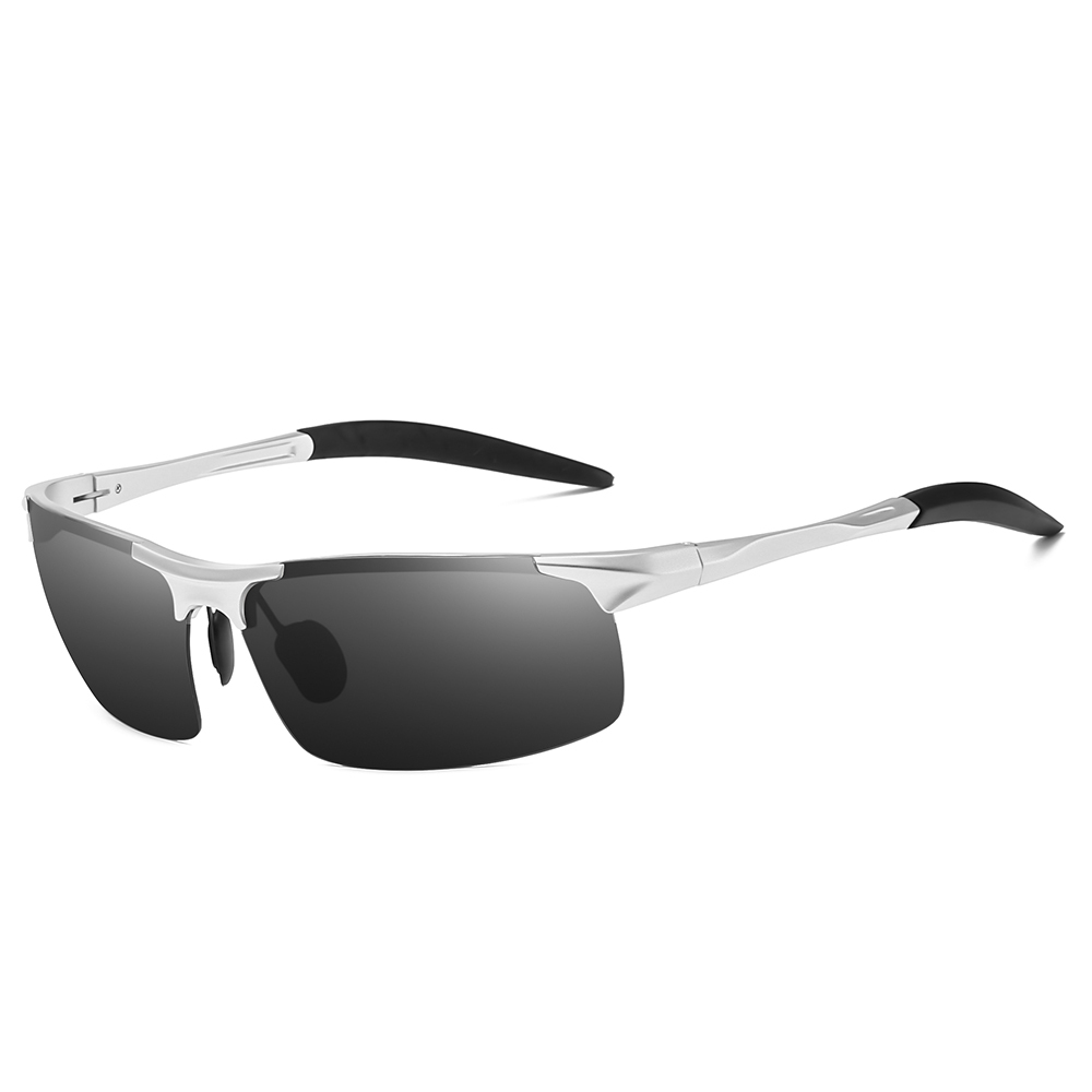 Custom Made Men's Outdoor Sports Polarized Sunglasses for Security Guards Sentry Active Sunglass Aluminum Basic Training Sun Glasses
