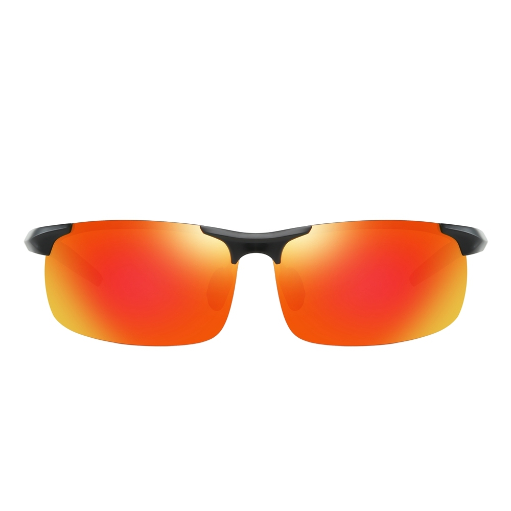 Custom Made Men's Outdoor Sports Polarized Sunglasses for Security Guards Sentry Active Sunglass Aluminum Basic Training Sun Glasses