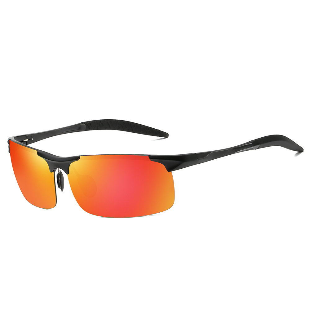 Custom Made Men's Outdoor Sports Polarized Sunglasses for Security Guards Sentry Active Sunglass Aluminum Basic Training Sun Glasses