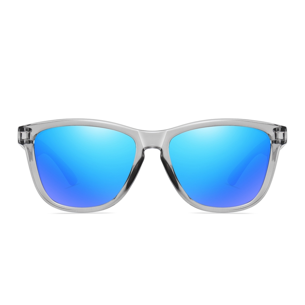 Wholesale Unisex Classic Pop Culture Sunglass Plastic Square Colorful Mirror Polarized Glasses Cheap Custom Promotional Sunglasses with Logo