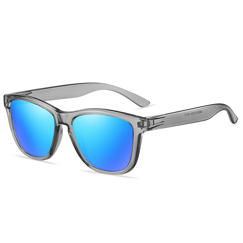 Wholesale Unisex Classic Pop Culture Sunglass Plastic Square Colorful Mirror Polarized Glasses Cheap Custom Promotional Sunglasses with Logo