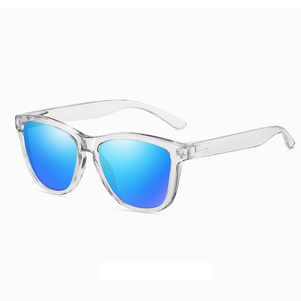 Wholesale Unisex Classic Pop Culture Sunglass Plastic Square Colorful Mirror Polarized Glasses Cheap Custom Promotional Sunglasses with Logo