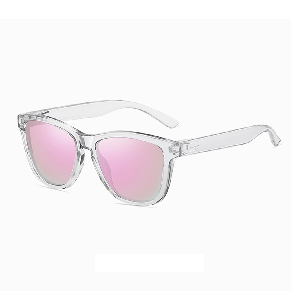 Wholesale Unisex Classic Pop Culture Sunglass Plastic Square Colorful Mirror Polarized Glasses Cheap Custom Promotional Sunglasses with Logo