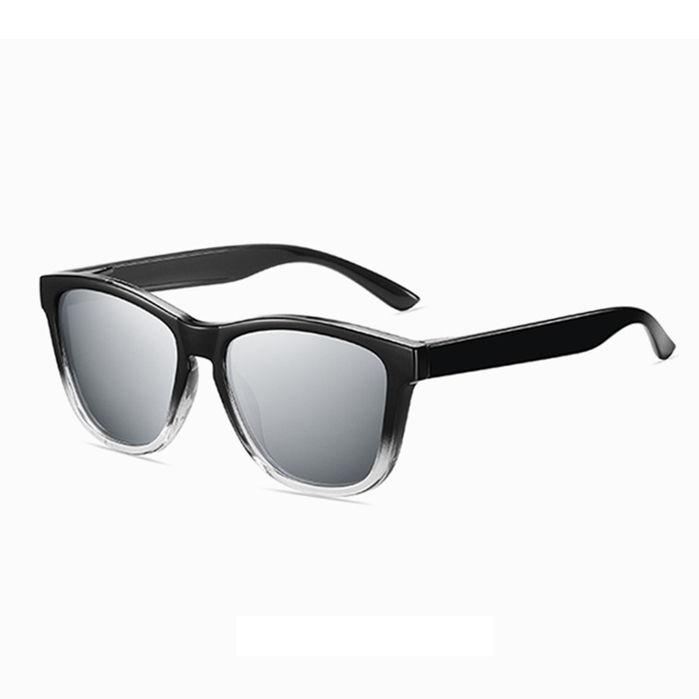 Wholesale Unisex Classic Pop Culture Sunglass Plastic Square Colorful Mirror Polarized Glasses Cheap Custom Promotional Sunglasses with Logo