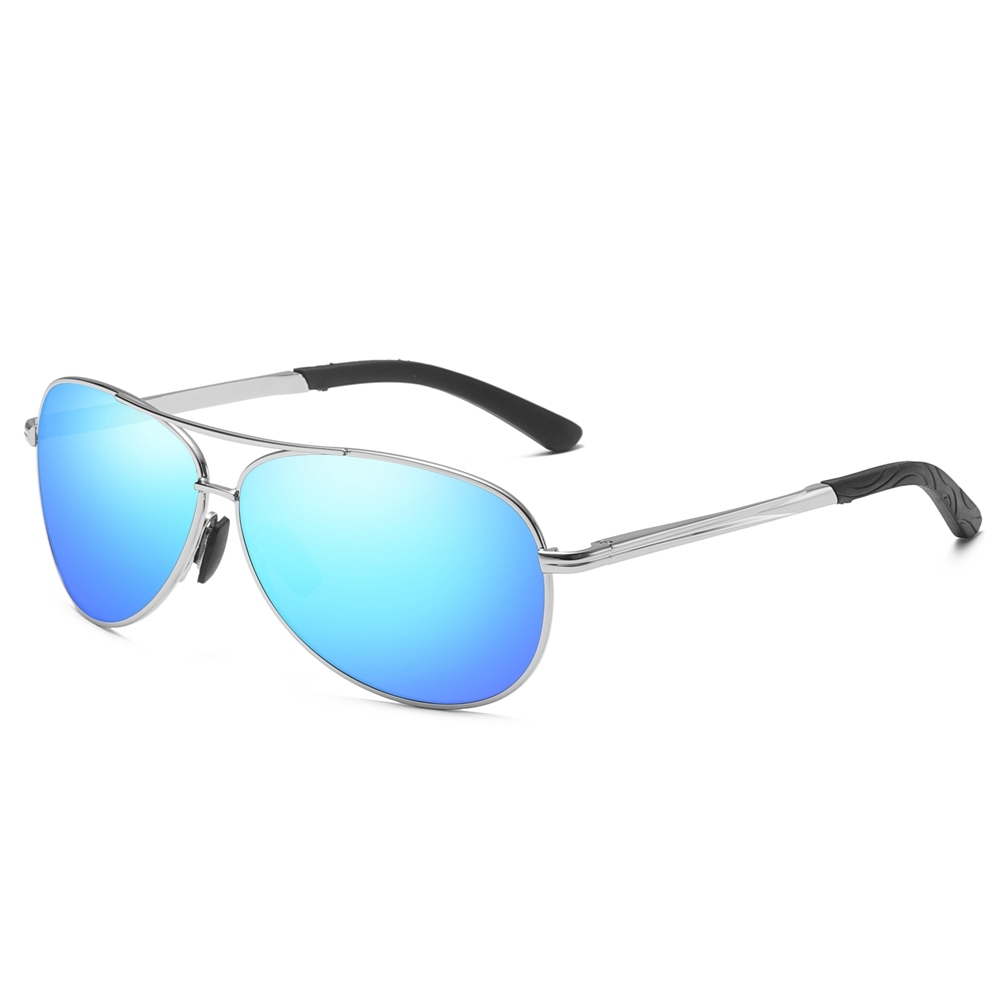 Custom Mens Oval Aviator Sunglasses Everyday Use Teardrop Pilot Sunglass bulk order uv protection polarized driving glasses for Sun Glare