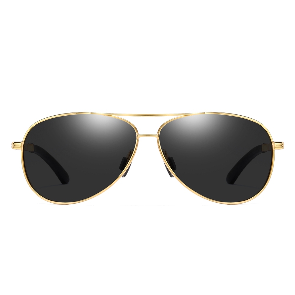 Custom Mens Oval Aviator Sunglasses Everyday Use Teardrop Pilot Sunglass bulk order uv protection polarized driving glasses for Sun Glare