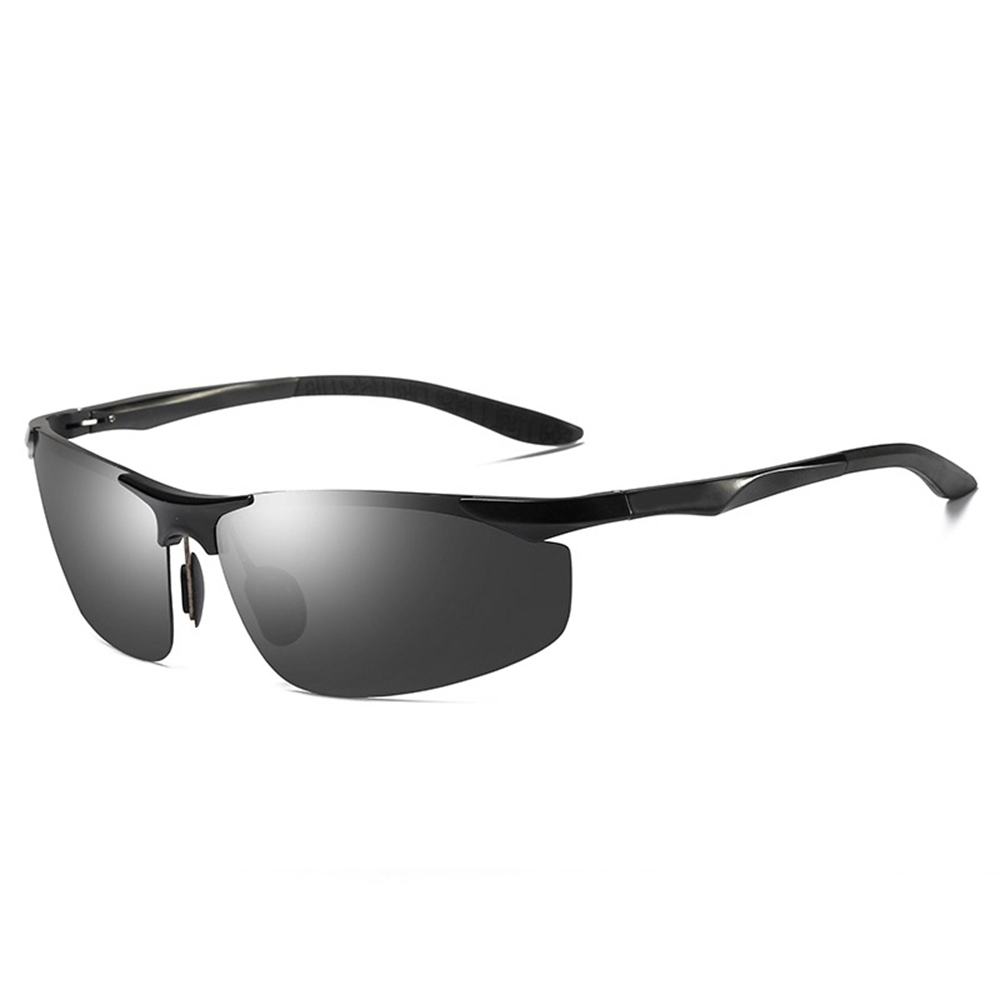 Custom Engraving Laser Billet Aluminum Sports Polarized Sunglasses for Camping Men‘s Athlete Cross Country Running Glasses with Logo