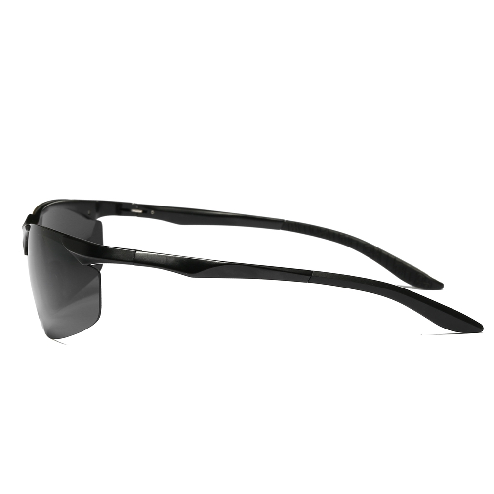 Custom Engraving Laser Billet Aluminum Sports Polarized Sunglasses for Camping Men‘s Athlete Cross Country Running Glasses with Logo