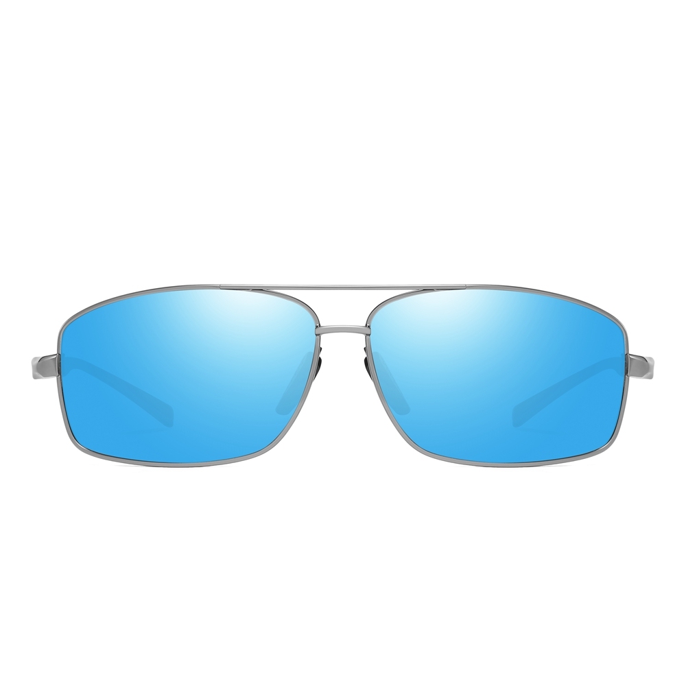 Customize Mature Men's Sporty Rectangle Sunglasses with Logo Polarized Driving Glasses Wholesale Impact Resistant Sunglass Online