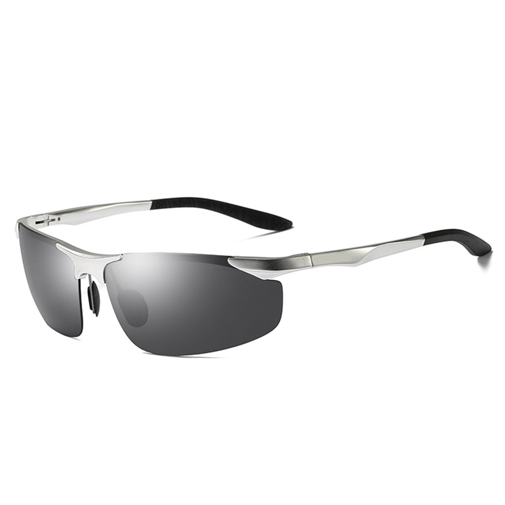 Custom Engraving Laser Billet Aluminum Sports Polarized Sunglasses for Camping Men‘s Athlete Cross Country Running Glasses with Logo