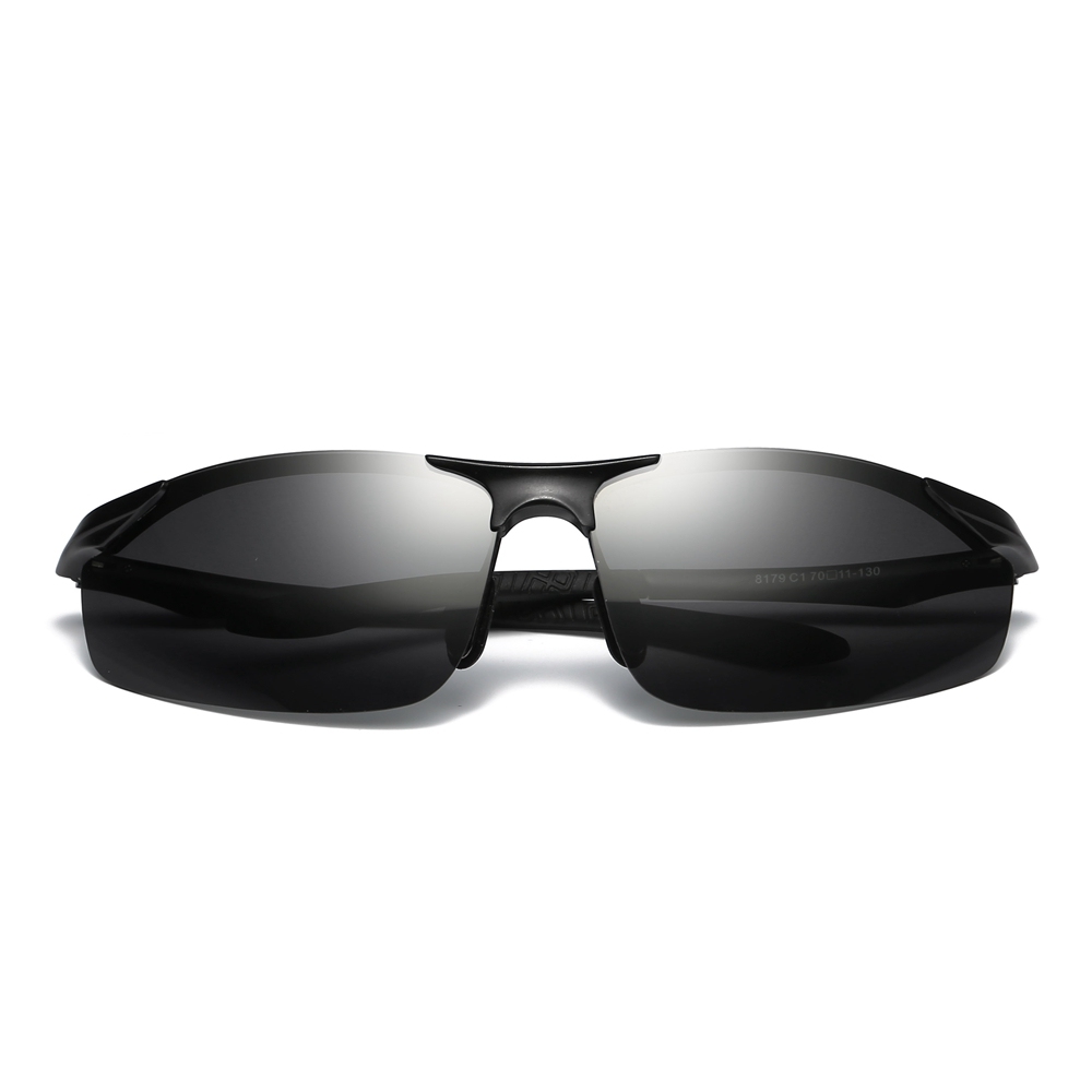 Custom Engraving Laser Billet Aluminum Sports Polarized Sunglasses for Camping Men‘s Athlete Cross Country Running Glasses with Logo