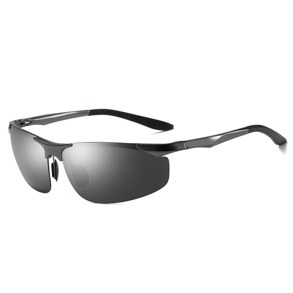 Custom Engraving Laser Billet Aluminum Sports Polarized Sunglasses for Camping Men‘s Athlete Cross Country Running Glasses with Logo
