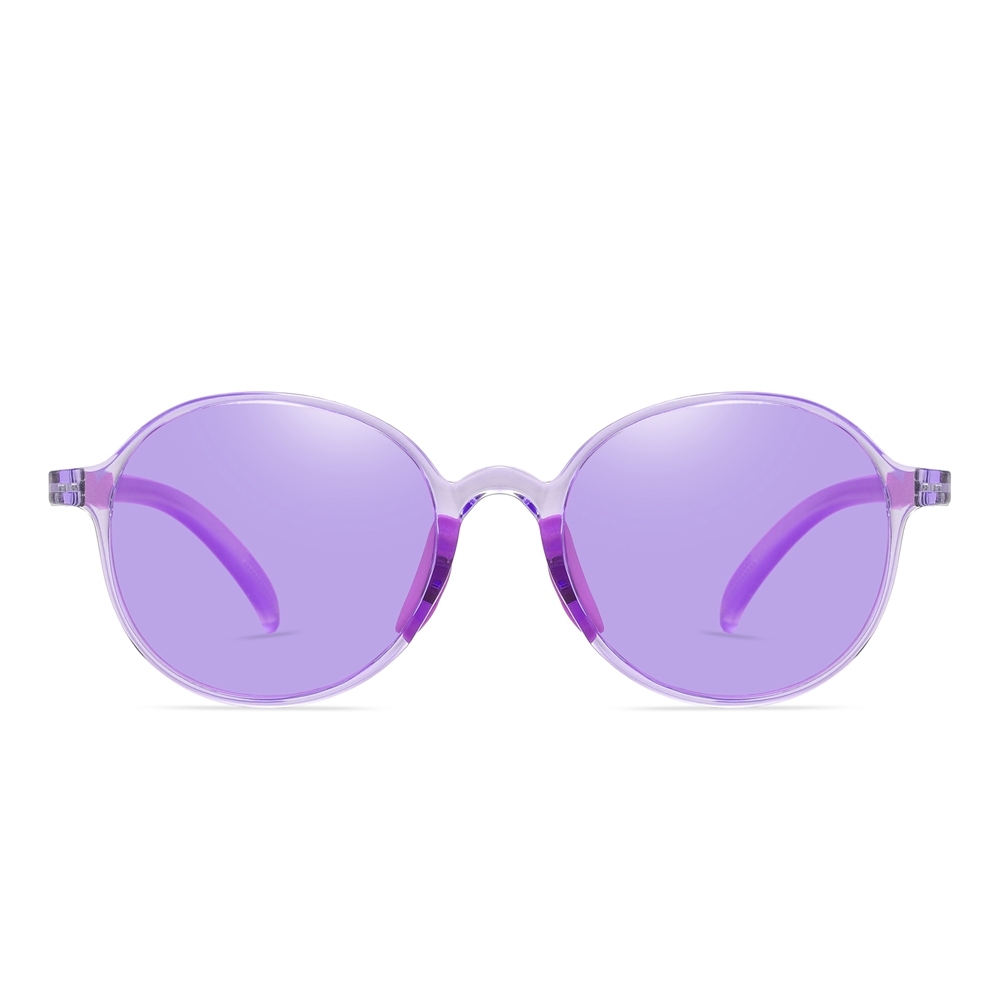 Ready Made Children's Round Sunglasses for Boys Girls TR90 Flexible Cute Circle Shape Sunglass Bulk Buy Kids UV Protection Polarized Glasses