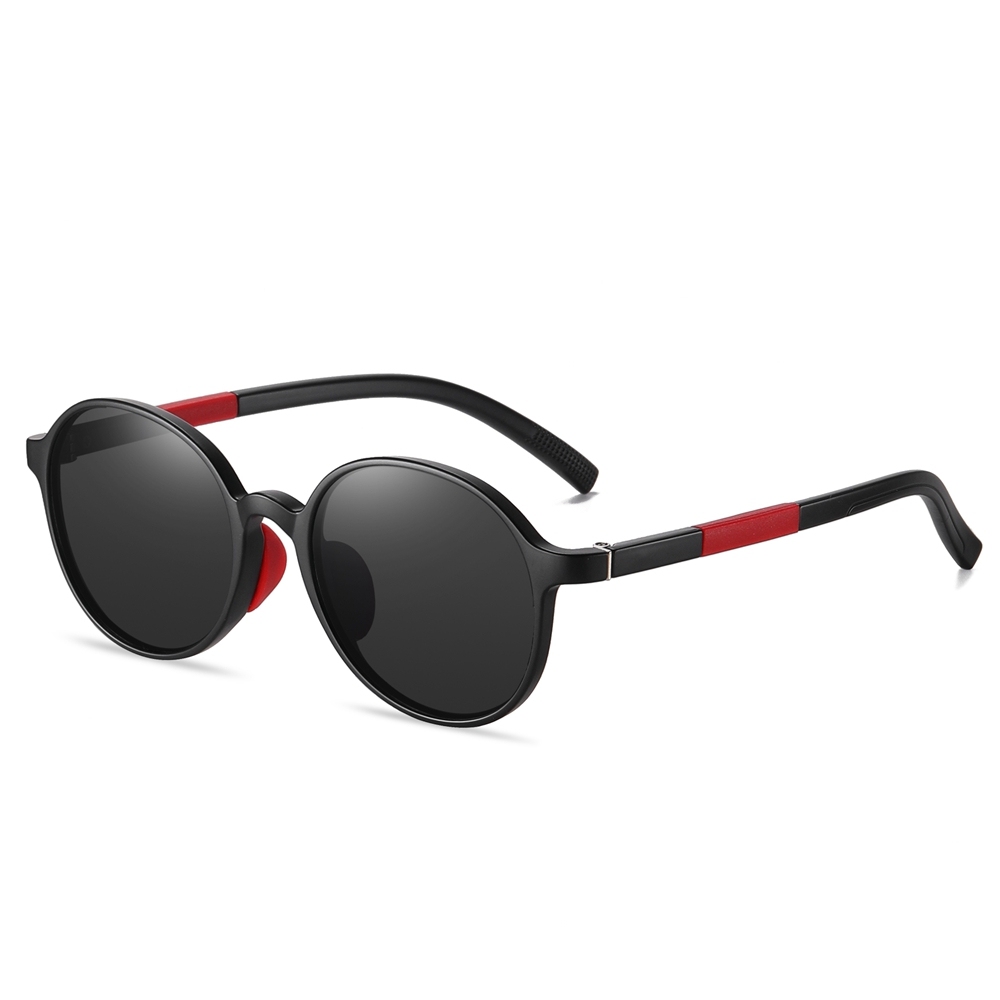 Ready Made Children's Round Sunglasses for Boys Girls TR90 Flexible Cute Circle Shape Sunglass Bulk Buy Kids UV Protection Polarized Glasses